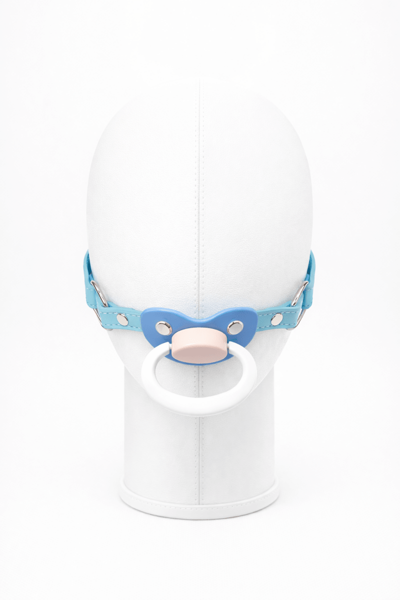 Adult Pacifier Gag - Knot Teat - Locking ABDL Paci Gag - SubWoofs