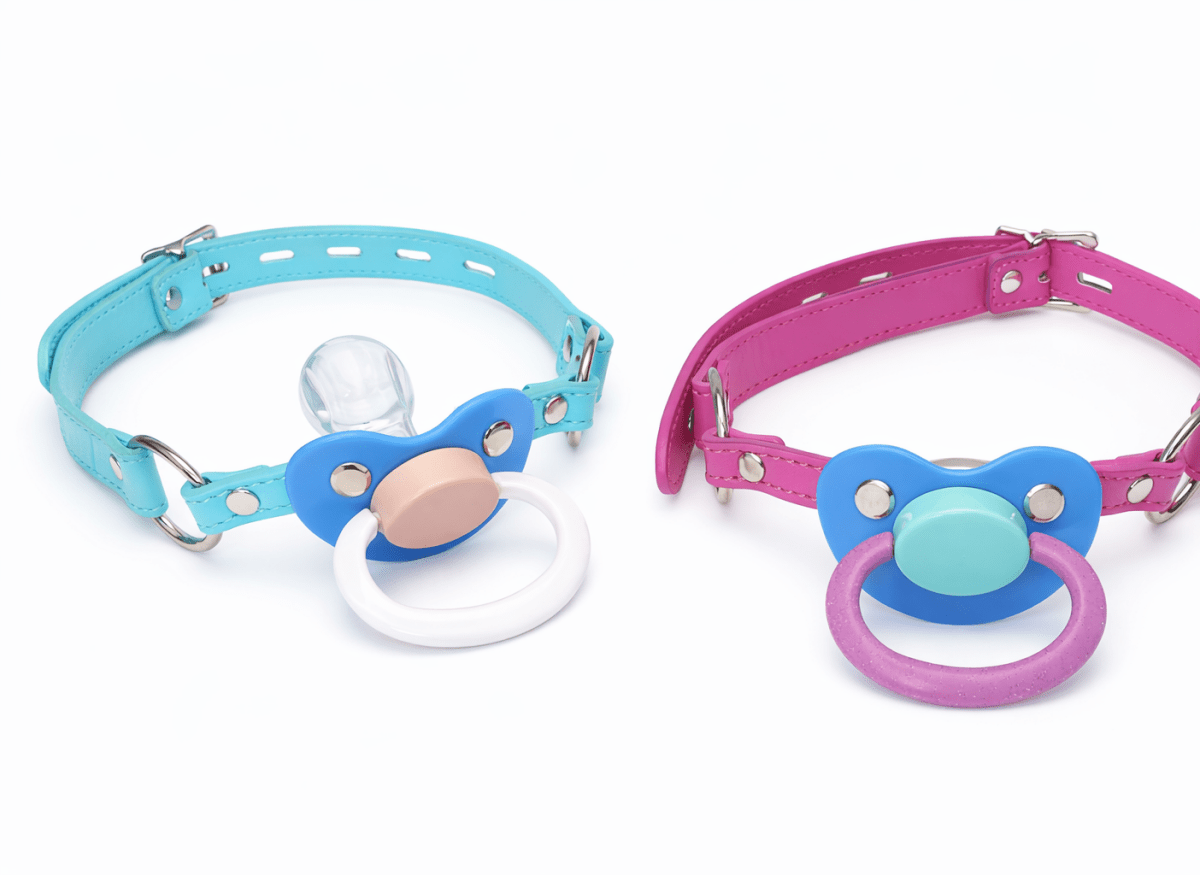 Adult Pacifier Gag - Locking ABDL Paci Gag - SubWoofs