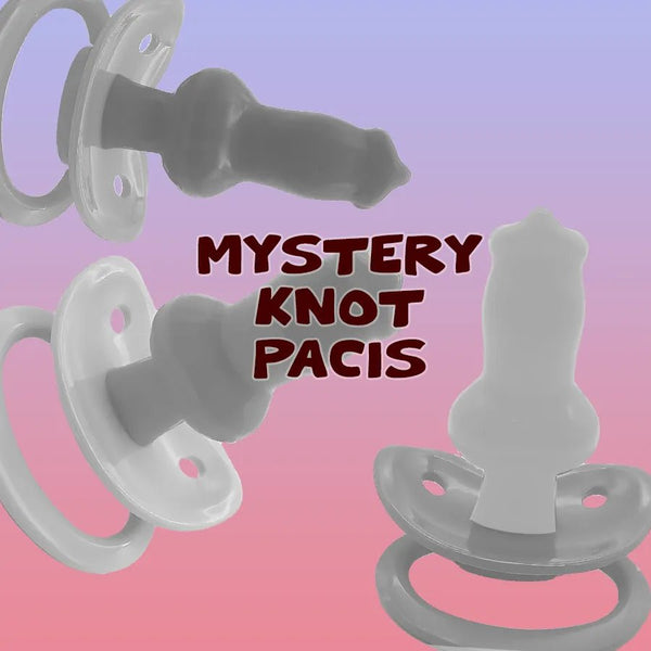 Adult Pacifier - Knot Teat (mystery colour) Abdl Dummy - SubWoofs