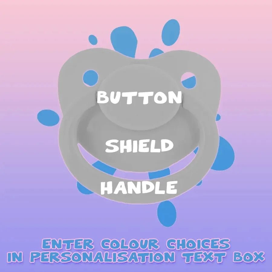 Adult Pacifier - Knot Teat (single colour) - Build A Paci - SubWoofs