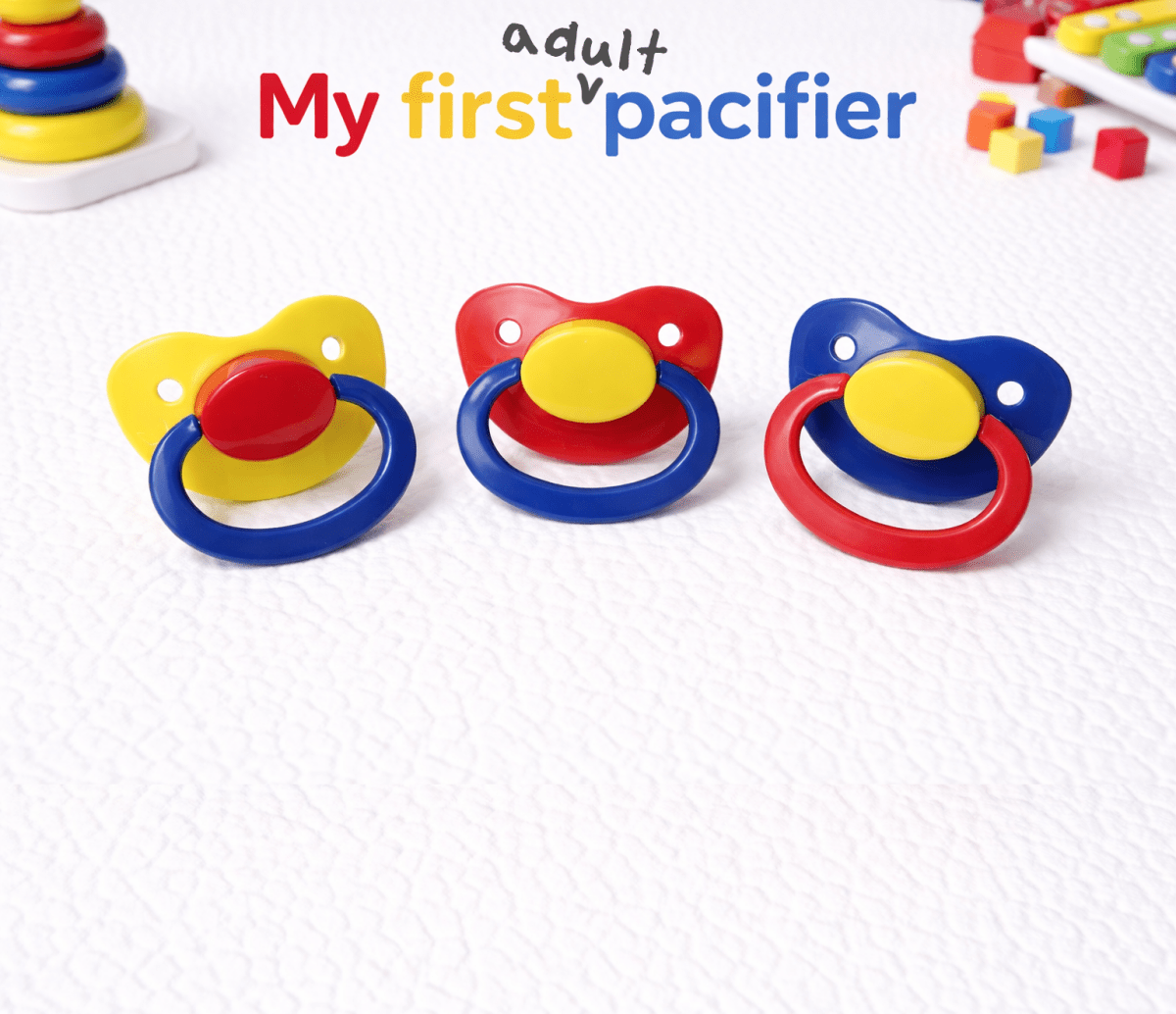 Adult Pacifier - My First Adult Paci ABDL Dummy - SubWoofs