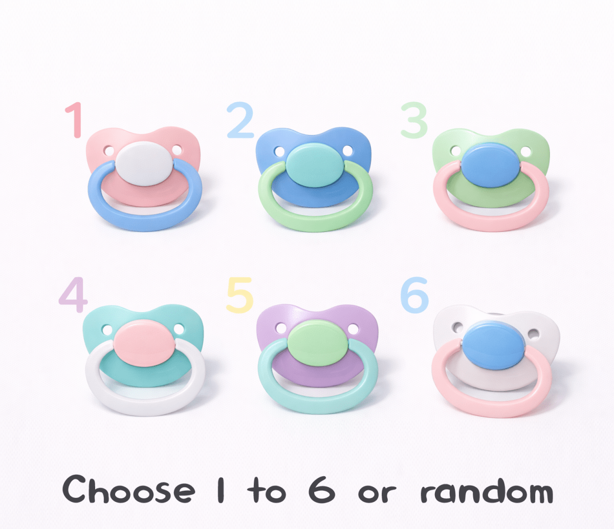 Adult Pacifier - Pastel Dreams Paci ABDL Dummy - SubWoofs