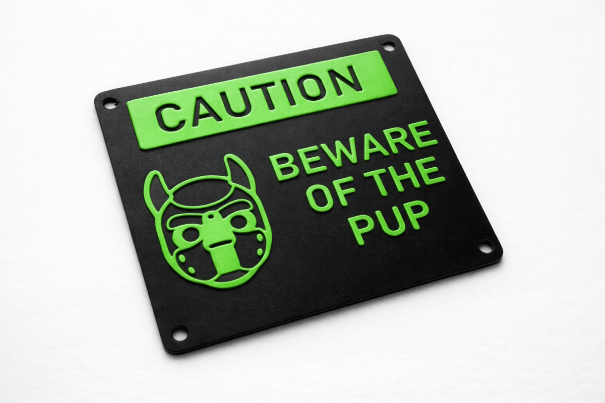 Beware of the Pup Sign - SubWoofs