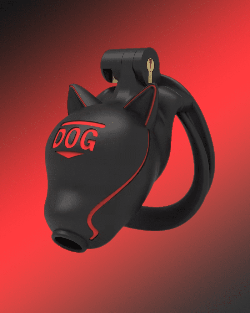 Dog Drone Chastity Cage - Black Set - SubWoofs