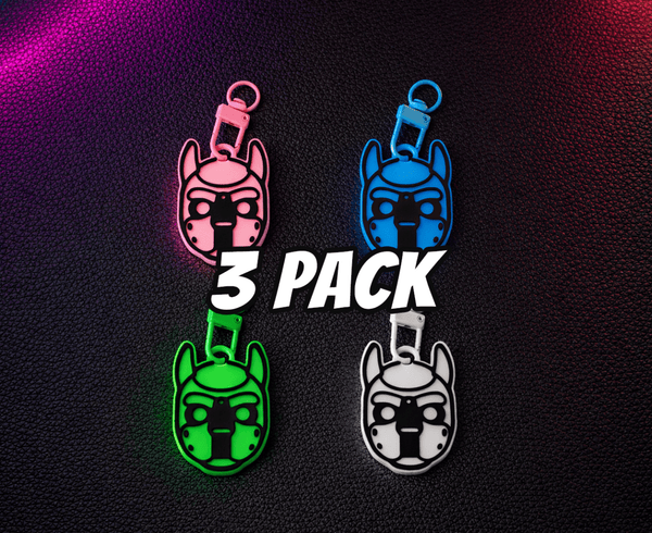 Lil Pupper Keyrings (3 Pack) - Pup Hood Charms - Standard Colours - SubWoofs