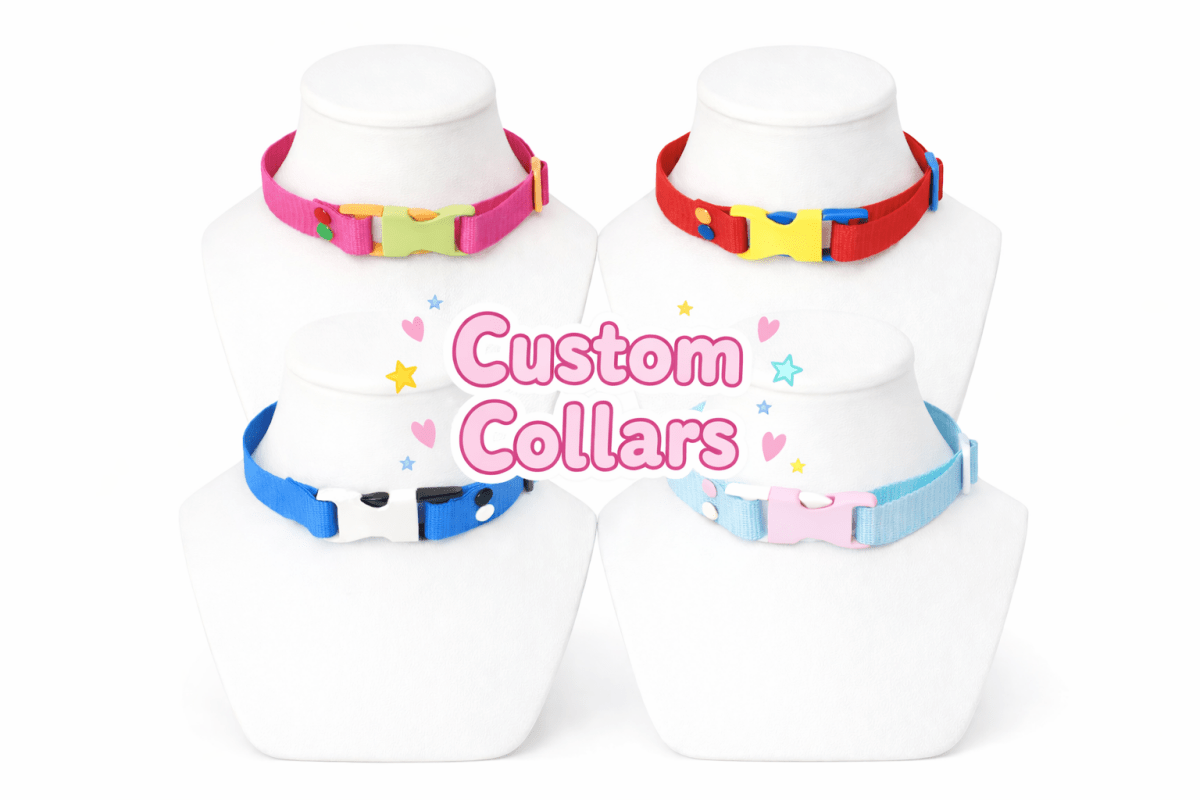 Pet - Play Custom Buckle Collars Human Pet Choker - SubWoofs