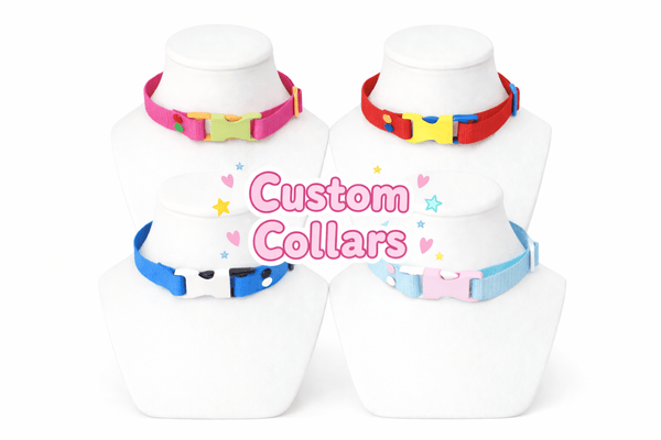 Pet - Play Custom Buckle Collars Human Pet Choker - SubWoofs