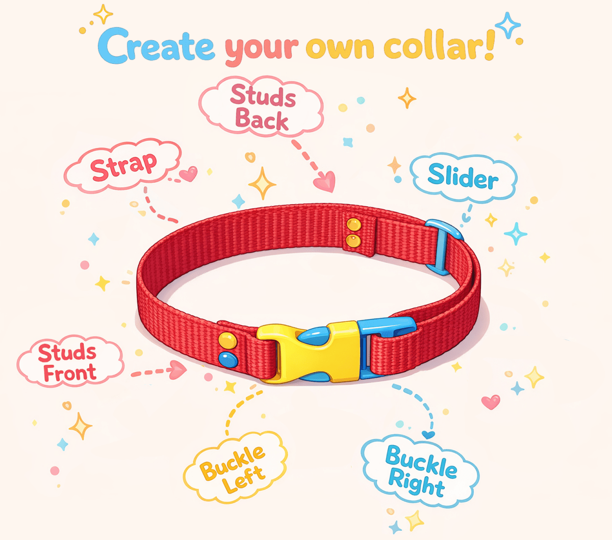 Pet - Play Custom Buckle Collars Human Pet Choker - SubWoofs