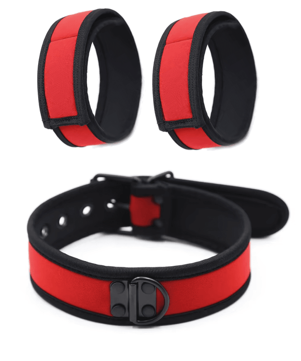 Red Pup - Neoprene Collar / Armbands - SubWoofs